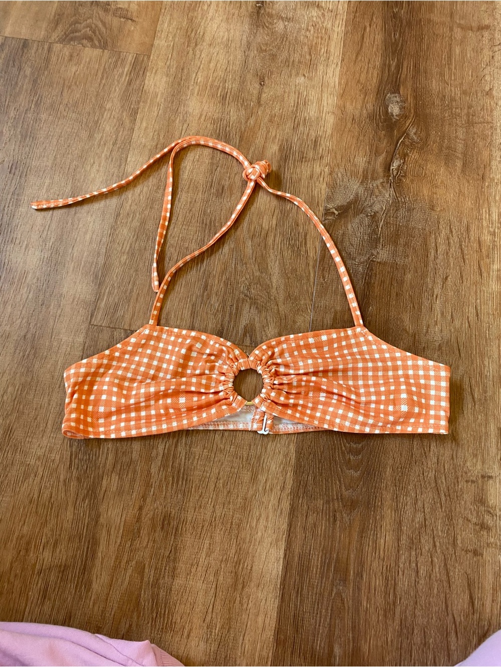 Gingham halter tank